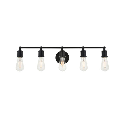 Serif 5 light black Wall Sconce