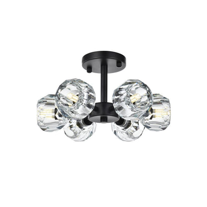 Eren 14 inch Flush Mount in Black
