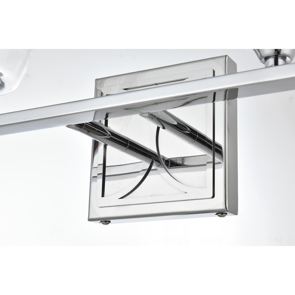 Harris 2 light Chrome and Clear Bath Sconce