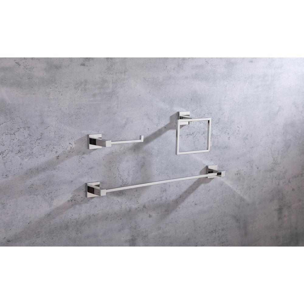 Isla 3-Piece Bathroom Hardware Set in Chrome