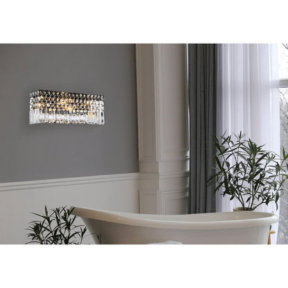 Maxime 18 Inch Black Wall Sconce