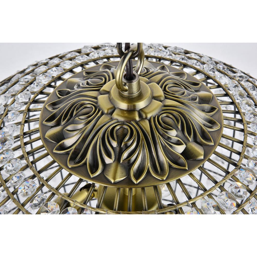 Earlene 4 light 20 inch antique bronze pendant