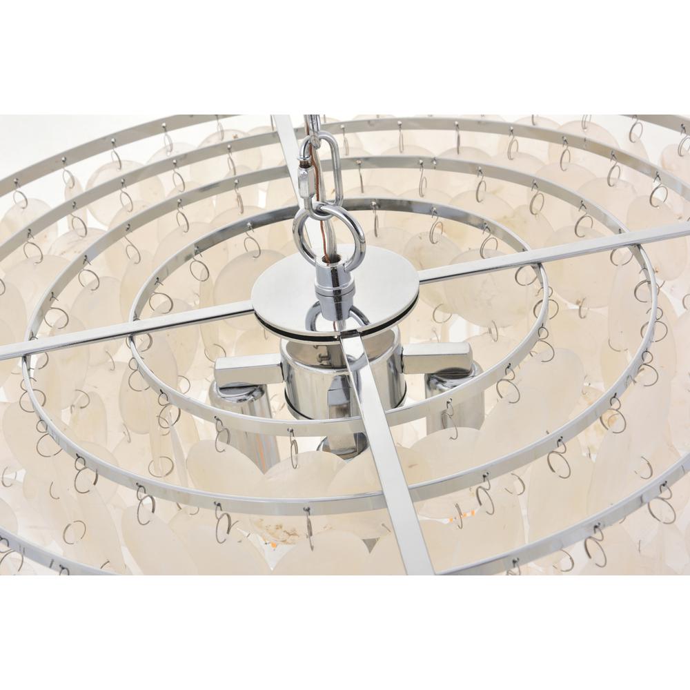 Selene 4 light Chrome Pendant
