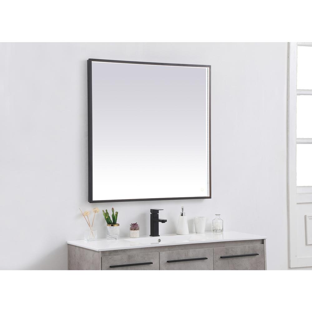 Pier 36x36 inch LED mirror with adjustable color temperature