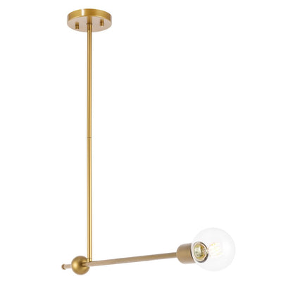 Brees 1 Light Brass Pendant