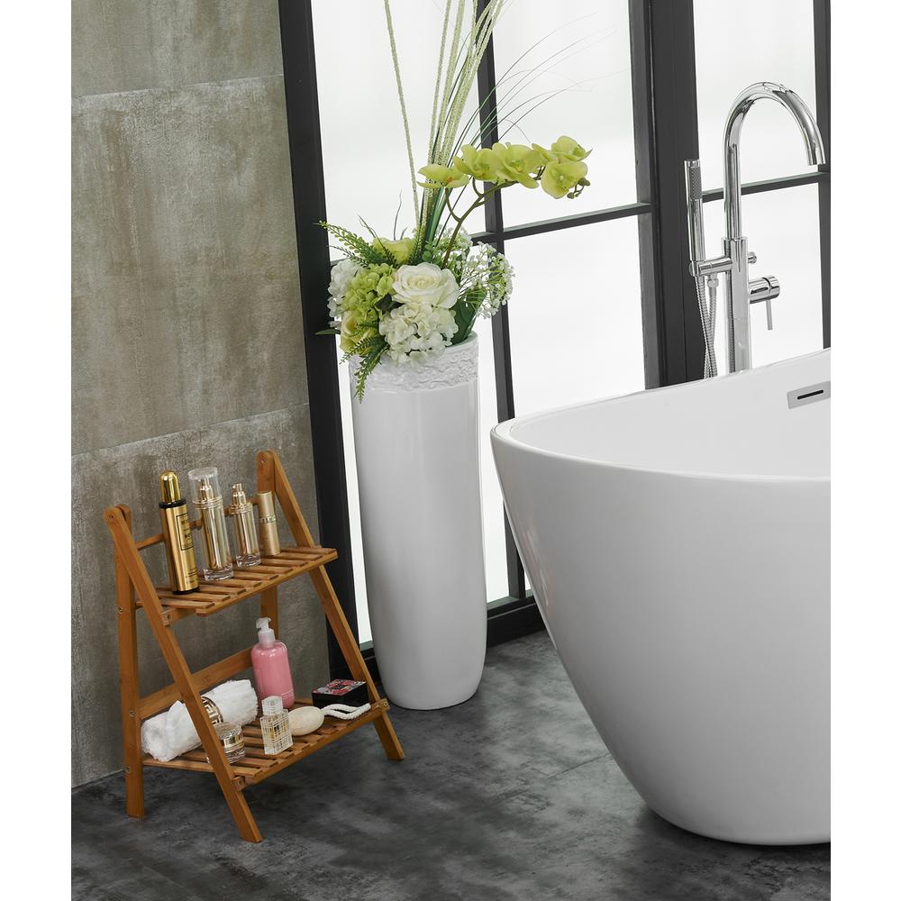 72 inch soaking double slipper bathtub in glossy white
