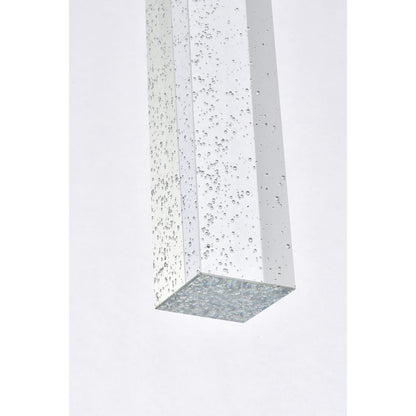 Weston 6 lights pendant in black