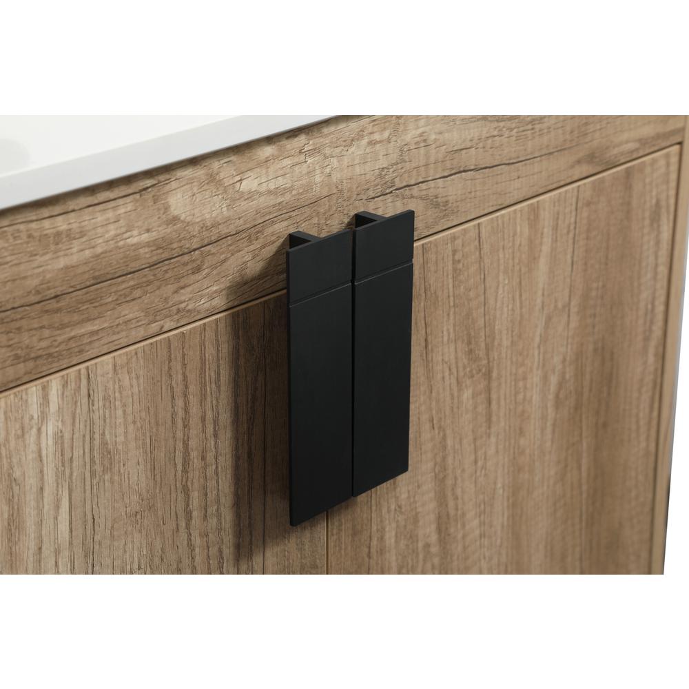 30 inch Single bathroom vanity in natural oak