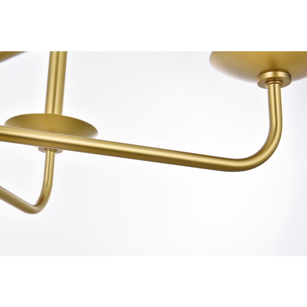 Cohen 42 inch pendant in brass