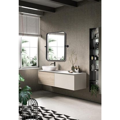 Soft Corner Pivot Mirror 20X24 Inch In Black