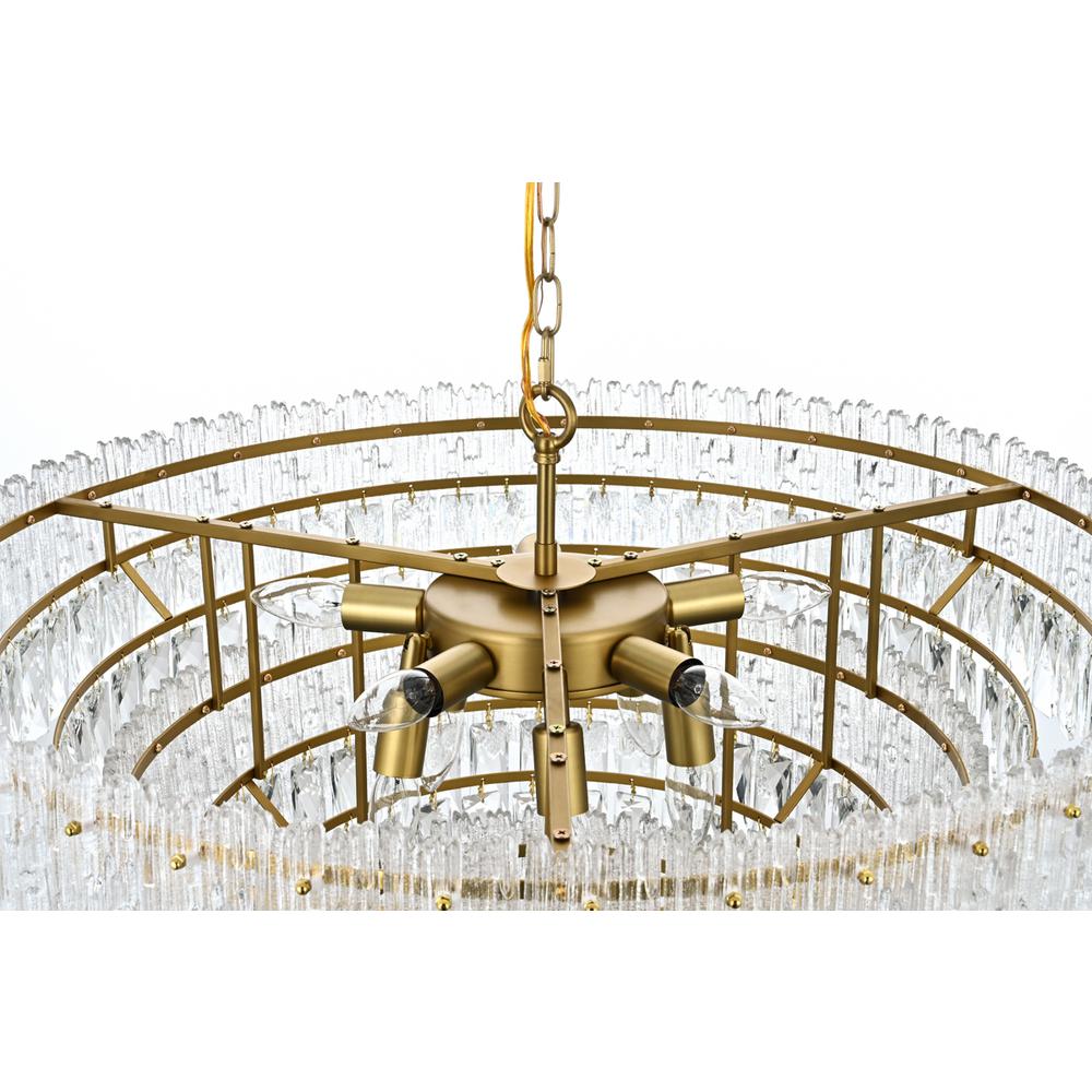 Emilia 31 inch Pendant Light in Satin Gold