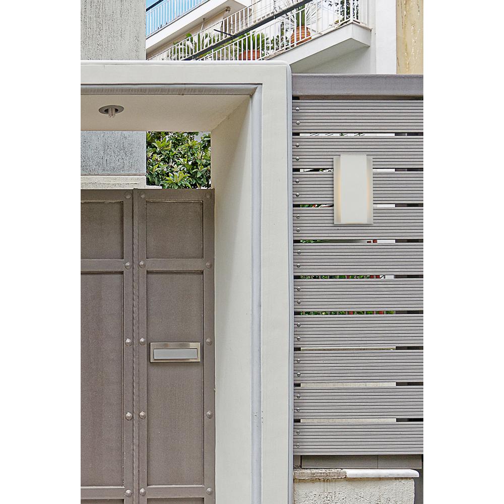 Raine Integrated LED wall sconce  in silver