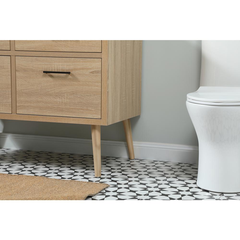 42 inch Single bathroom vanity in mango wood