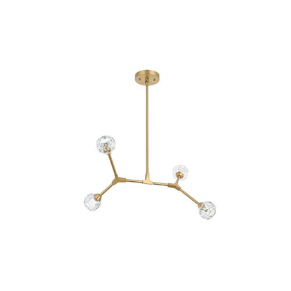 Zayne 4 Light Pendant in Gold