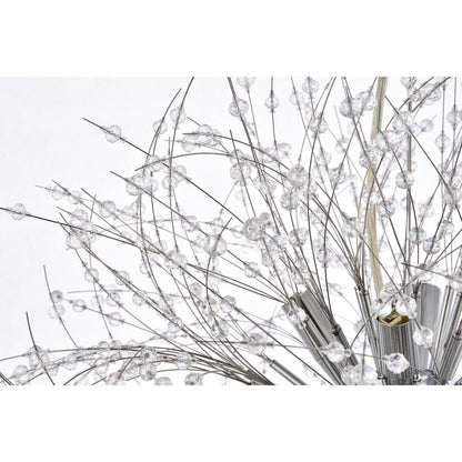 Solace 12 lights Chrome pendant