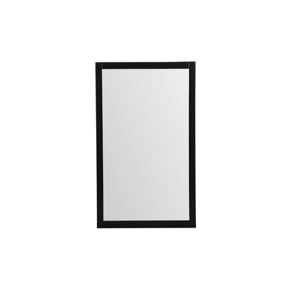 Aqua vanity mirror 60x36 inch in black