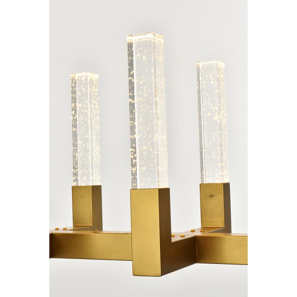 Noemi 48 inch Adjustable LED Pendant in Satin Gold