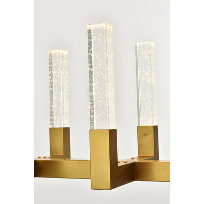 Noemi 48 inch Adjustable LED Pendant in Satin Gold
