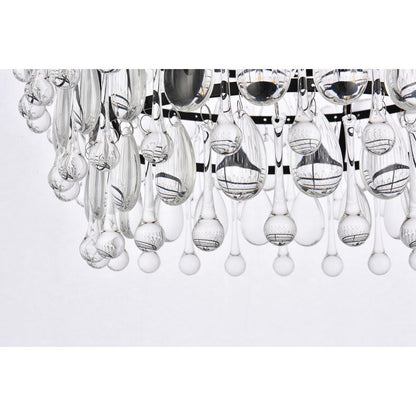 Nordic 5 lights black pendant