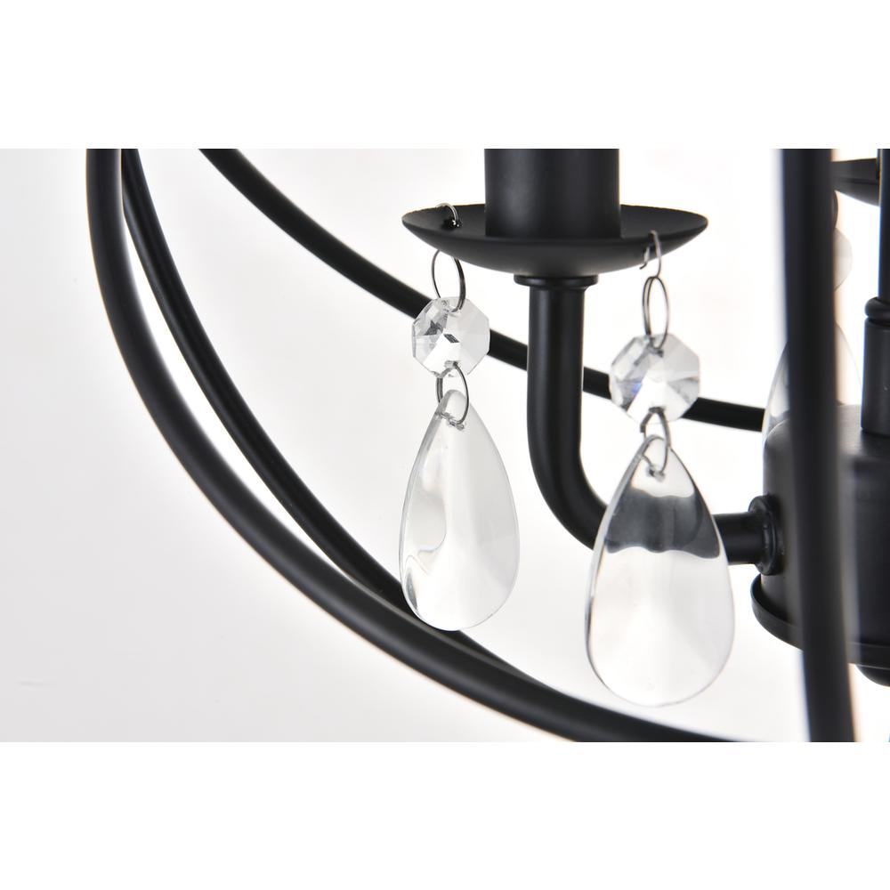 Wallace 3 light Matte Black Pendant