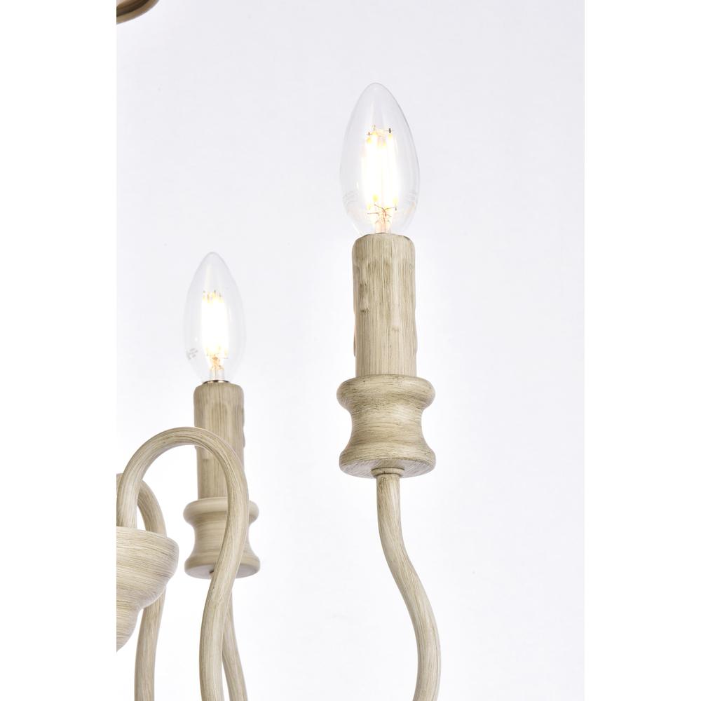 Flynx 4 lights pendant in weathered dove