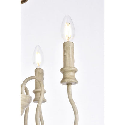 Flynx 4 lights pendant in weathered dove