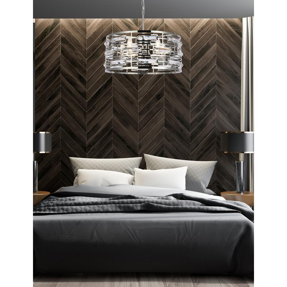 Kennedy 18.5 inch pendant in chrome