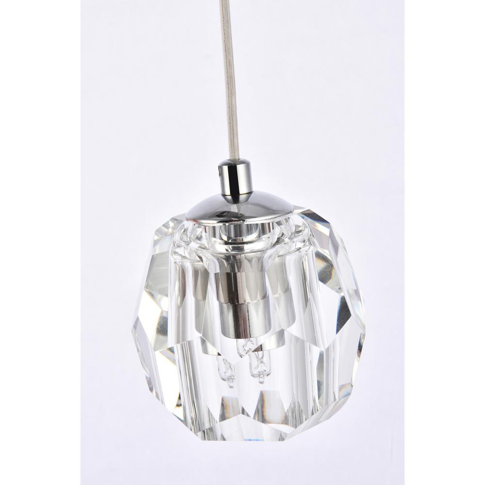 Eren 3 lights Chrome pendant