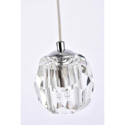 Eren 3 lights Chrome pendant