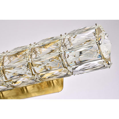 Valetta 24 inch LED linear wall sconce in gold