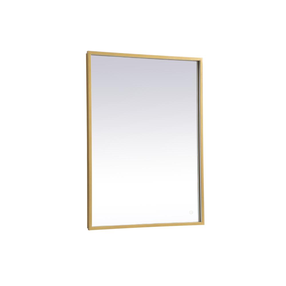 Pier 27x36 inch LED mirror with adjustable color temperature