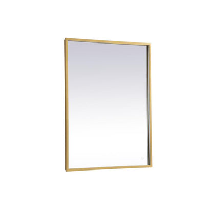 Pier 27x36 inch LED mirror with adjustable color temperature