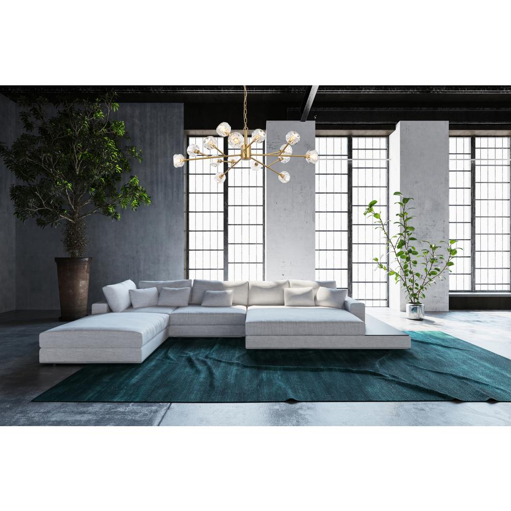 Graham 15 Light Pendant in Gold