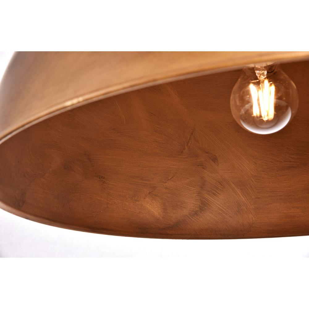 Merce Collection Pendant D20 H12.75 Lt:1 Manual Brass Finish