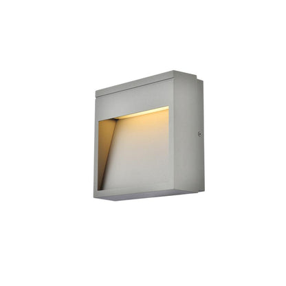Raine Integrated LED wall sconce  in silver