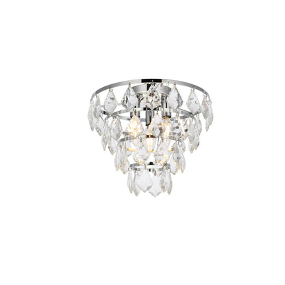 Ella 12 inch flush mount in chrome