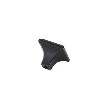 Wilow 1" Matte Black Square Knob Multipack (Set of 10)