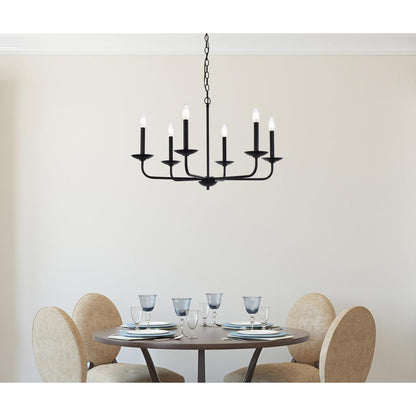 Cohen 30 inch pendant in black