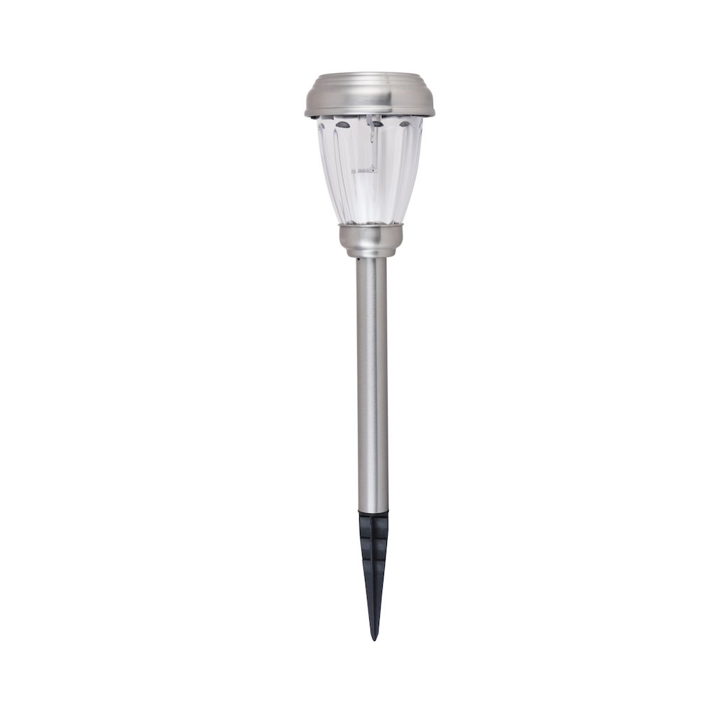 Outdoor Silver Led 3000K Pathway Light In Pack Of 6