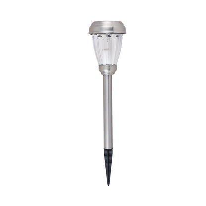 Outdoor Silver Led 3000K Pathway Light In Pack Of 6