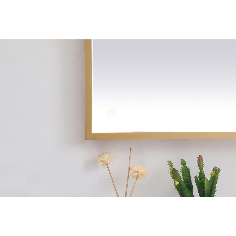 Pier 36x48 inch LED mirror with adjustable color temperature