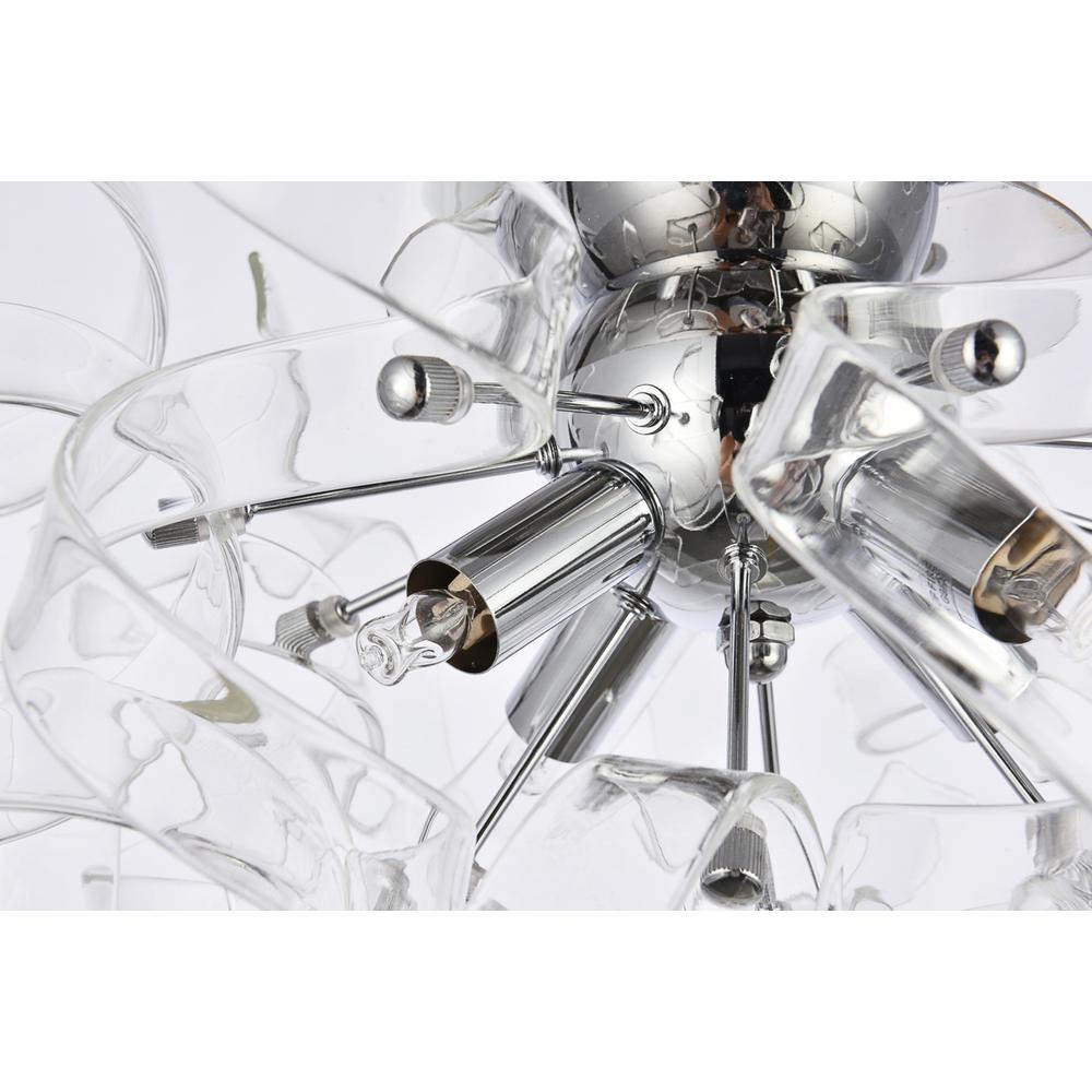 Ritz 4 Light Chrome Flush Mount, Wall Sconce