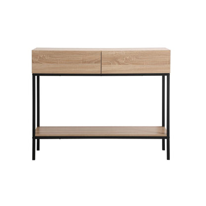 42 inch console table in mango wood