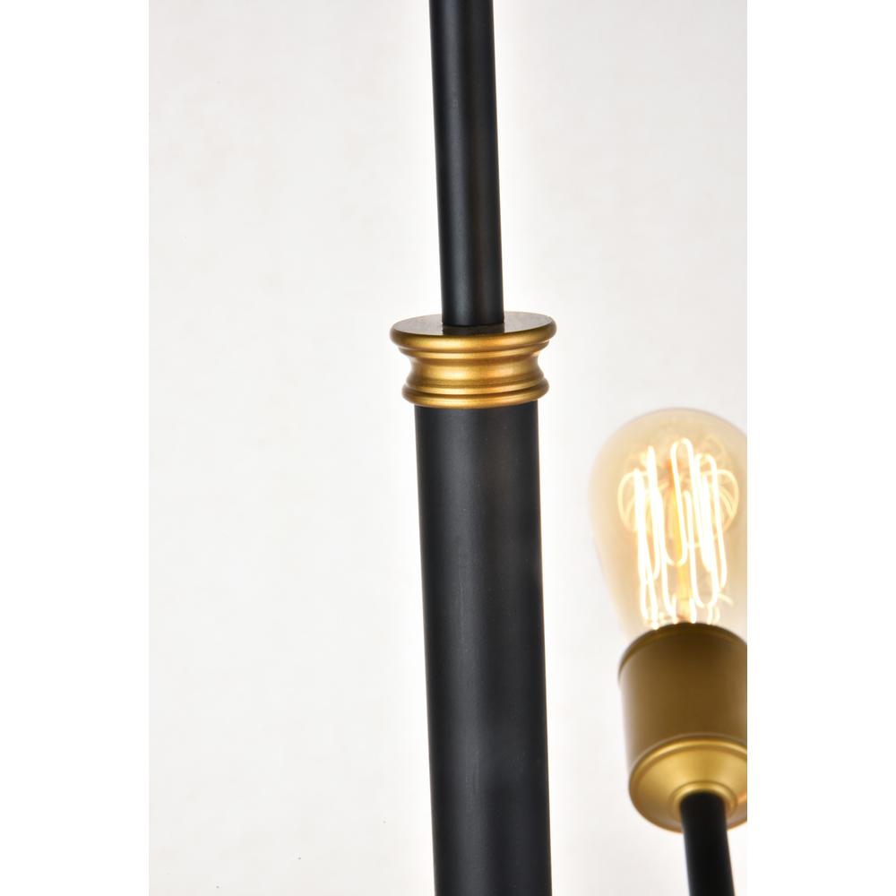 Axel 6 Lights Black Pendant