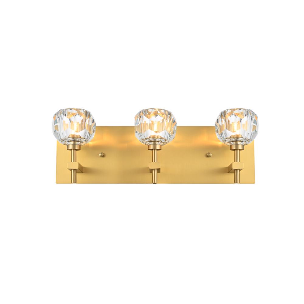 Graham 3 Light Wall Sconce in Gold
