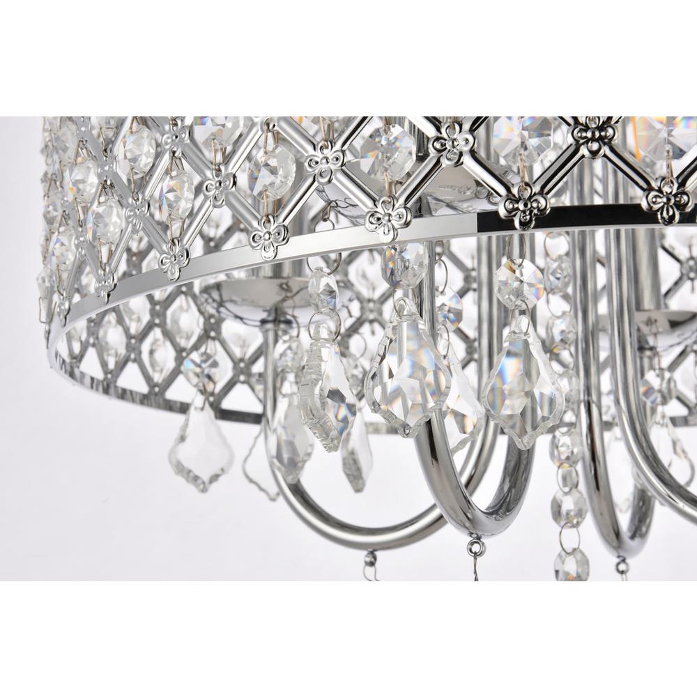 Elise 14 inch pendant in chrome