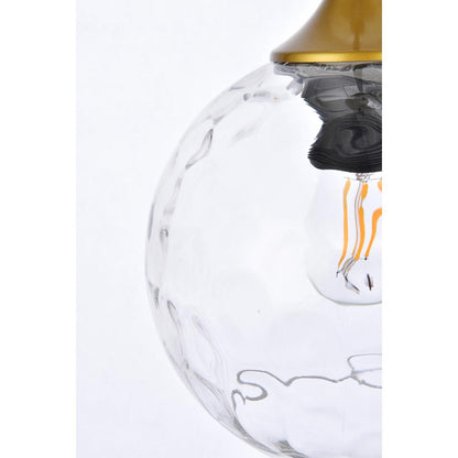 Cashel 6 inch brass pendant