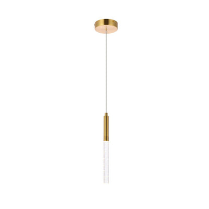 Ruelle 1 light Gold Pendant