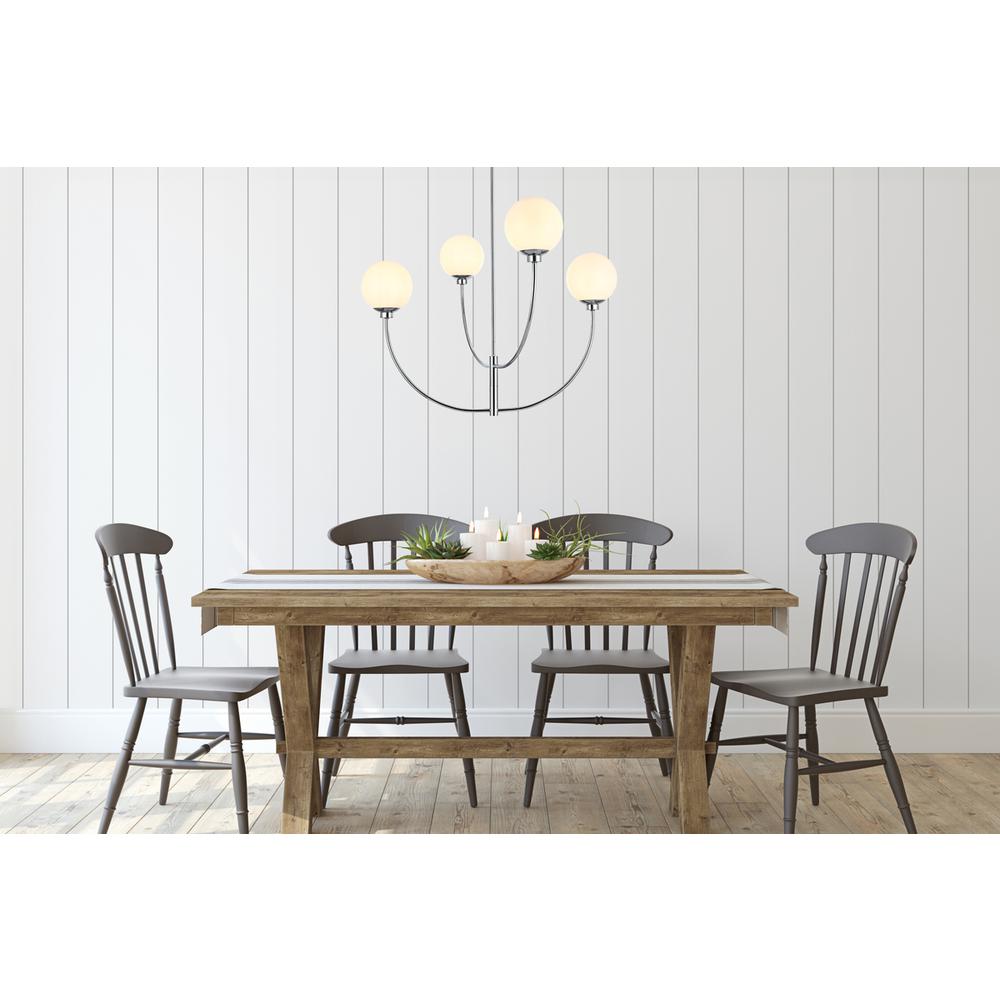 Nyomi 36 inch chandelier in Chrome