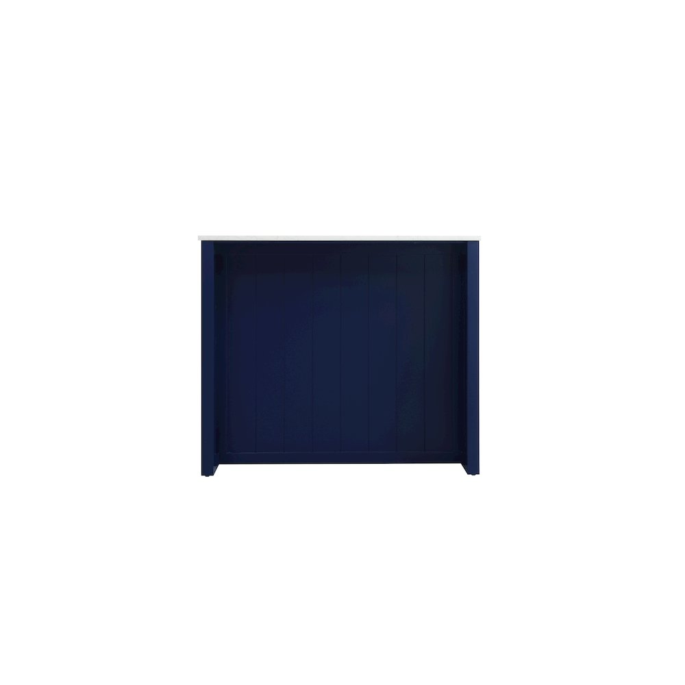 42 inch Kitchen Island in Blue
